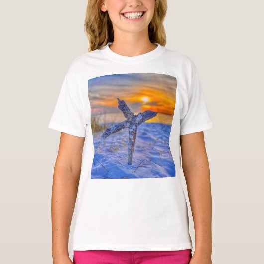 ビーチクロスコーヒーマグ Tシャツ (正面)
