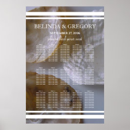 ビーチク結婚ラム座席表 ポスター