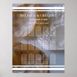 ビーチク結婚ラム座席表 ポスター