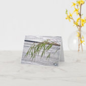 ビーチグラスシードIBSPノートカード カード (黄色い花)