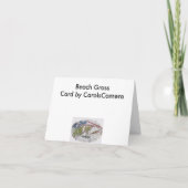 ビーチグラスシードIBSPノートカード カード (裏面)