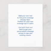 ビーチグラスストーンマッサージ写真 チラシ (裏面)