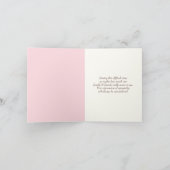 ビーチグラス悔やみや弔慰サンキューユー サンキューカード (内部)