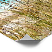 ビーチグラス色彩の鮮やか写真ポスター ポスター (角)