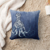 ビーチグラデーション水彩しぼり模様シータコ クッション (ブランケット)