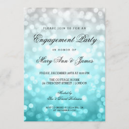 ビーチグラデーション《写真》ぼけ味ライト婚約パーティ 招待状