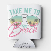 ビーチグラフィックアート – GraphicLoveShop 缶クーラー (裏面)