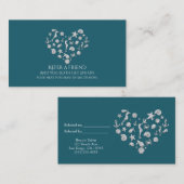 ビーチグラムダイヤモンドエレガントハートフレンド参照 紹介カード (正面/裏面)