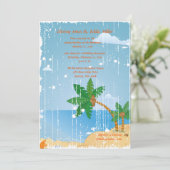 ビーチグランジ招待状カスタム 招待状 (スタンド正面)