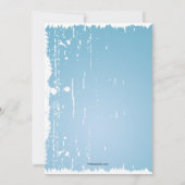 ビーチグランジ招待状カスタム 招待状 (裏面)