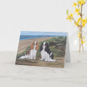 ビーチグリーティングカードの騎士 カード (黄色い花)