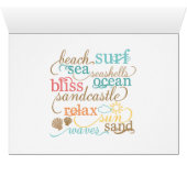 ビーチグリーティングカードへの通路 (内部横(下))