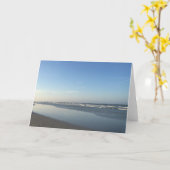 ビーチグリーティングカード カード (黄色い花)