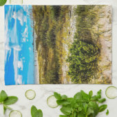 ビーチグリーン キッチンタオル (折り畳み)