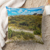 ビーチグリーン クッション (ブランケット)