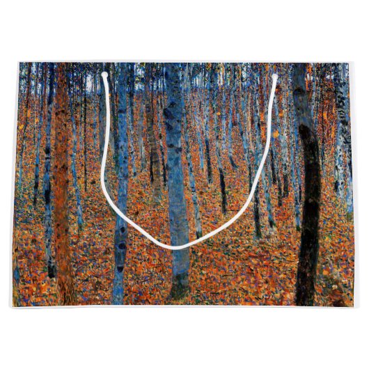 ビーチグローブグスタフクリムト ラージペーパーバッグ (正面)