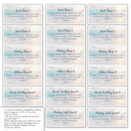 ビーチゲストアドレス シール