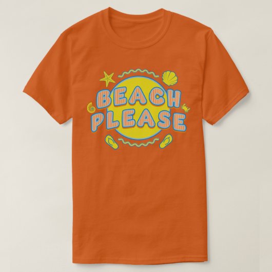 ビーチゲストレサマーバケーション Tシャツ (デザイン正面)