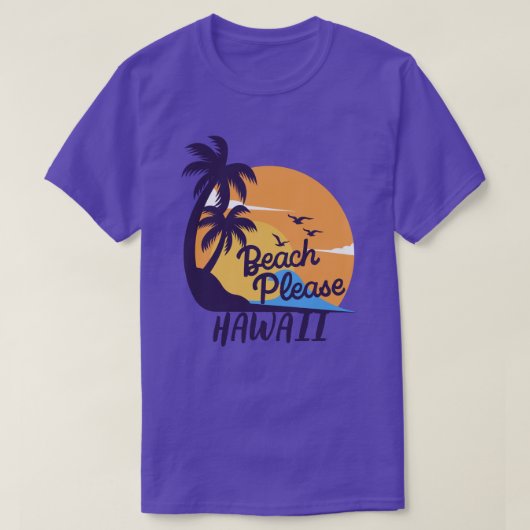 ビーチゲットハワイ Tシャツ (デザイン正面)