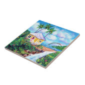 ビーチコテージとウォーターフォールドセラミックタイル タイル (側面)