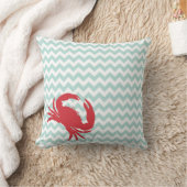 ビーチコテージクラビーシックアクセントピロー クッション (ブランケット)