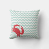 ビーチコテージクラビーシックアクセントピロー クッション (裏面)