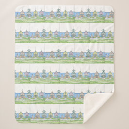 ビーチコテージシェルパブランケット シェルパブランケット