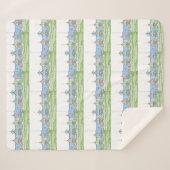 ビーチコテージシェルパブランケット シェルパブランケット (正面(横))