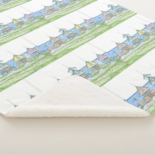 ビーチコテージシェルパブランケット シェルパブランケット (3/4)