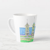 ビーチコテージスモールラテマグ カフェラテマグ (左アングル)