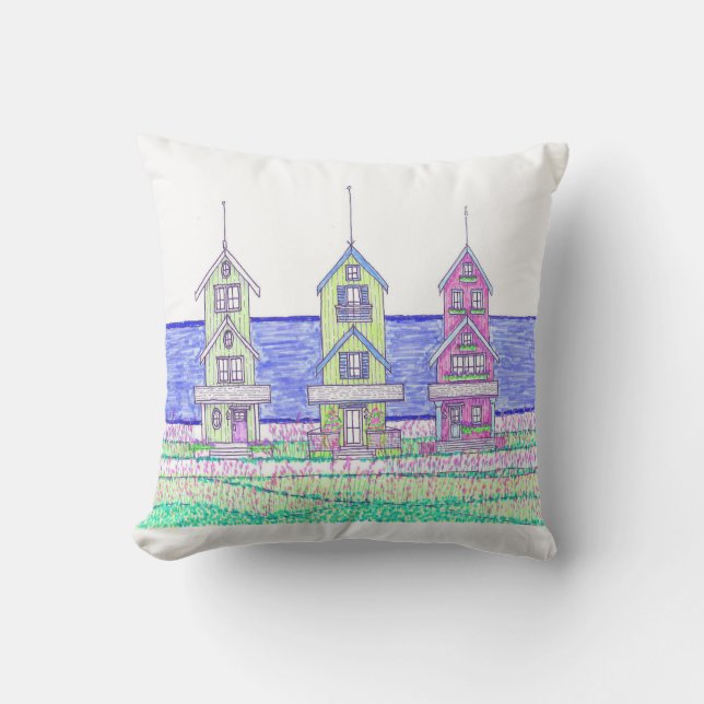 ビーチコテージトリオアウトドアピロー アウトドアクッション (正面)