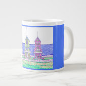 ビーチコテージトリオジャンボマグ ジャンボコーヒーマグカップ (正面右)