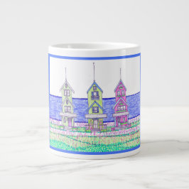 ビーチコテージトリオジャンボマグ ジャンボコーヒーマグカップ