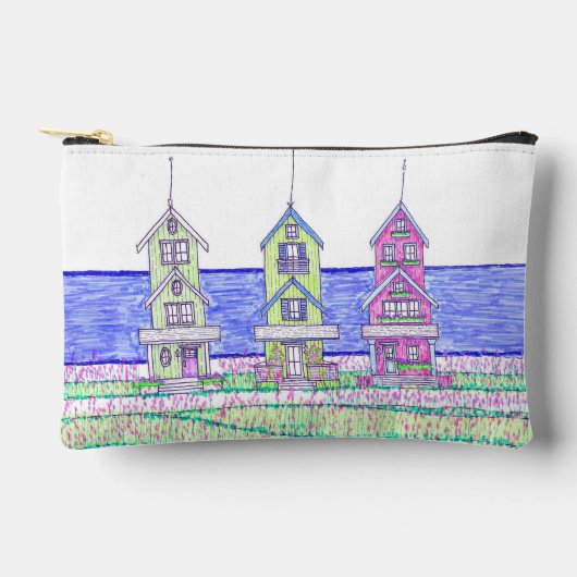 ビーチコテージトリオスモールアクセサリーバッグ アクセサリーポーチ (正面)