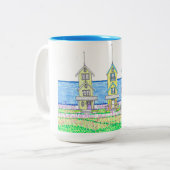 ビーチコテージトリオツートーンマグ ツートーンマグカップ (正面左)