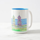 ビーチコテージトリオツートーンマグ ツートーンマグカップ (正面右)