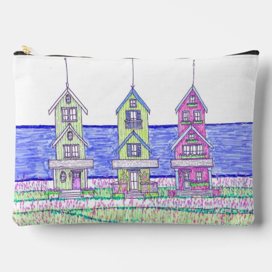 ビーチコテージトリオラージアクセサリーバッグ アクセサリーポーチ (正面)