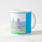 ビーチコテージトリオ2ジャンボマグ ジャンボコーヒーマグカップ (正面右)