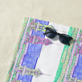 ビーチコテージトリオ2ビーチタオル ビーチタオル (インサイチュ)