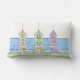 ビーチコテージトリオ2フシアランバーピロー アウトドアクッション