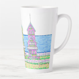 ビーチコテージトリオ2；大ラテマグカップ カフェラテマグ