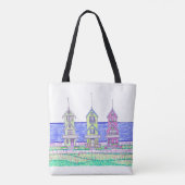 ビーチコテージトートバッグ トートバッグ (裏面)