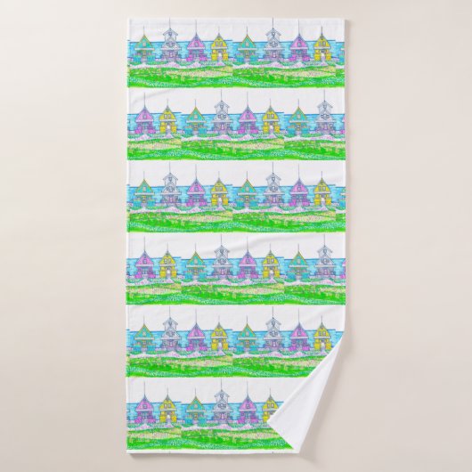 ビーチコテージブライトバスタオル バスタオル (バスタオル)