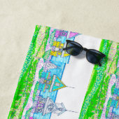 ビーチコテージブライトビーチタオル ビーチタオル (インサイチュ)