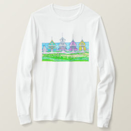 ビーチコテージブライト長袖Tシャツ Tシャツ