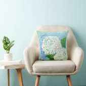 ビーチコテージホワイトハイドランジアフローラパンタリー クッション (椅子)