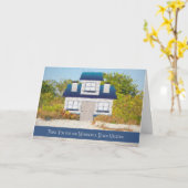 ビーチコテージ用サンキューカード カード (黄色い花)