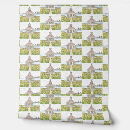 ビーチコテージ黄 壁紙