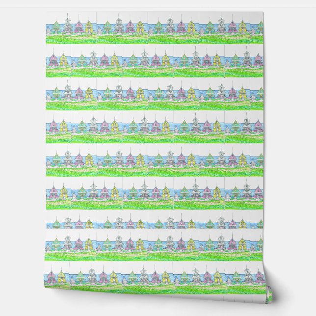 ビーチコテージ 壁紙 (ほどく)