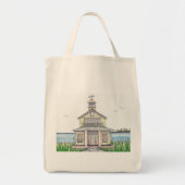 ビーチコテージ;食料品トート トートバッグ (正面)